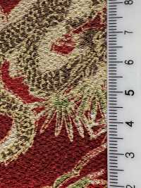 KKP2338-D-BOTANRYU Futako Chirimen Peony Dragon[Textile / Fabric] Uni Textile(Komon Studio) Sub Photo
