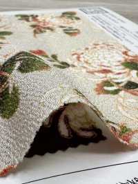 KKP2338-D-KIKUNOMAI Futako Chirimen Chrysanthemum Dance[Textile / Fabric] Uni Textile(Komon Studio) Sub Photo