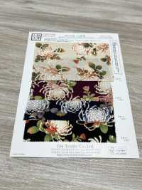 KKP2338-D-KIKUNOMAI Futako Chirimen Chrysanthemum Dance[Textile / Fabric] Uni Textile(Komon Studio) Sub Photo
