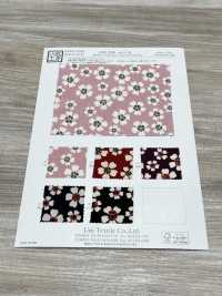 KKP2338-D-KOZAKURA Futako Chirimen Small Cherry Blossom[Textile / Fabric] Uni Textile(Komon Studio) Sub Photo