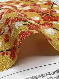 KKP2338-D-KOHARUUME Futako Chirimen Koharu Ume[Textile / Fabric] Uni Textile(Komon Studio) Sub Photo