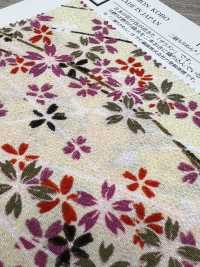 KKP2338-D-KUSAZAKURA Futako Chirimen Kusa-zakura[Textile / Fabric] Uni Textile(Komon Studio) Sub Photo