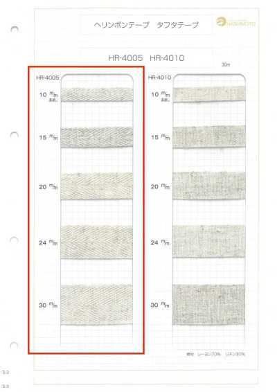 Linen-blend Herringbone Tape