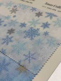 DX10363L HAndworks*Fabric® Lawn Christmas Large Snowflake Pattern[Textile / Fabric] VANCET Sub Photo