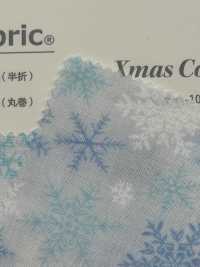 DX10363L HAndworks*Fabric® Lawn Christmas Large Snowflake Pattern[Textile / Fabric] VANCET Sub Photo