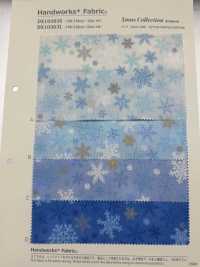DX10363S HAndworks*Fabric® Lawn Christmas Large Snowflake Pattern[Textile / Fabric] VANCET Sub Photo