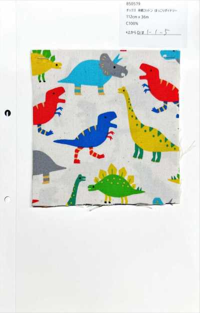 850579 Oxford Unbleached Cotton Cozy Dinosaur