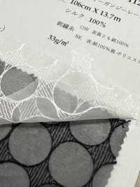SLC8567 SLC 8567 (Circle) Silk Organza Lace[Textile / Fabric] KOYAMA Sub Photo