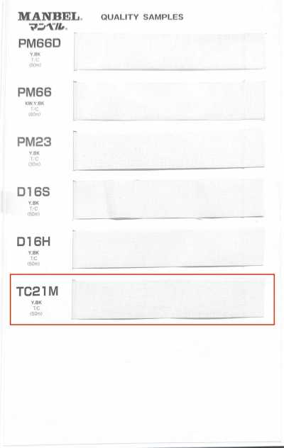 TC21M Inberu Series Fusible Interlining (Tape) Medium-Soft Type