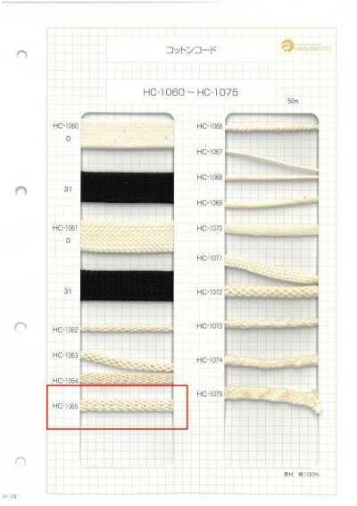 HC-1065 Lacy Cotton Cord