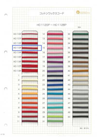 Cotton Wax Cord S