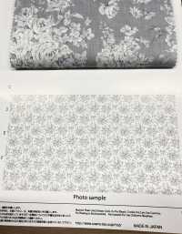KP9073 Hand-drawn Floral Print Lawn(Round Roll)[Textile / Fabric] COSMO TEXTILE Sub Photo