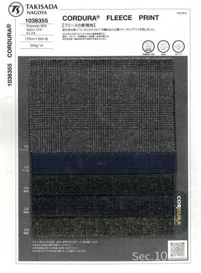 1036355 CORDURA® FLEECE PRINT Cordura Fleece Print