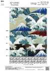 AP61901-DR Japanese Pattern Dobby Lame (Half-Fold)