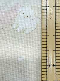 AP55202-DR Mini Fluffy Friends Loomstate(Half Fold)[Textile / Fabric] COSMO TEXTILE Sub Photo