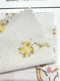 AP55205 Pastel Animal Double Gauze (Round)[Textile / Fabric] COSMO TEXTILE Sub Photo