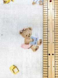 AP55205 Pastel Animal Double Gauze (Round)[Textile / Fabric] COSMO TEXTILE Sub Photo