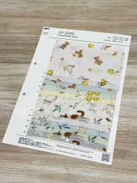 AP55205-DR Pastel Animal Double Gauze (Half Fold)[Textile / Fabric] COSMO TEXTILE Sub Photo