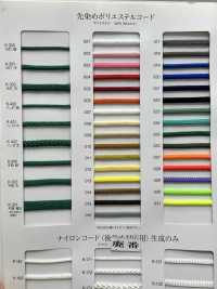 K-301 Yarn Dyed Polyester Cord, 16-ply, Medium[Ribbon Tape Cord] RIVER Sub Photo