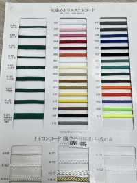 K-402 Thick 8-ply Yarn Dyed Polyester Cord[Ribbon Tape Cord] RIVER Sub Photo