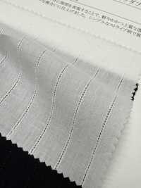 11569 Dyed Cotton/ Linen Ladder Dobby Stripe Double Wash Finish[Textile / Fabric] SUNWELL Sub Photo