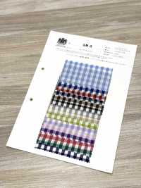 GM-3 60/1 Gingham Check[Textile / Fabric] Kuwamura Textile Sub Photo