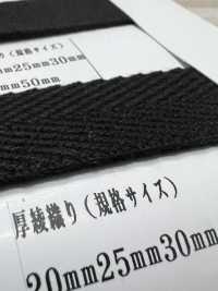 RA2118 Acrylic Black Series Thick Twill[Ribbon Tape Cord] RIVER Sub Photo
