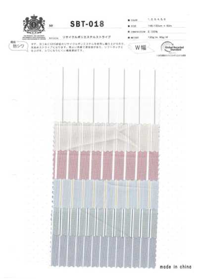 SBT-018 Recycled Polyester Stripe
