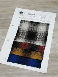 SBT-009 8/1 Organic Heavy Herringbone Ombre Check[Textile / Fabric] Kuwamura Textile Sub Photo