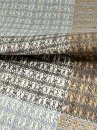 JP-5053 Waffle Knit Block Check[Textile / Fabric] Kuwamura Textile Sub Photo