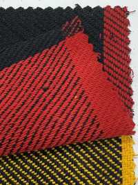CH-6325 Triple Yarn Twill Block Check[Textile / Fabric] Kuwamura Textile Sub Photo