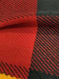 CH-6325 Triple Yarn Twill Block Check[Textile / Fabric] Kuwamura Textile Sub Photo