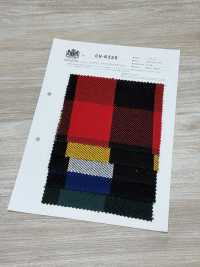 CH-6325 Triple Yarn Twill Block Check[Textile / Fabric] Kuwamura Textile Sub Photo