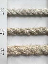 5504-23 Linen Series Round Cord Eight-Ply[Ribbon Tape Cord] RIVER Sub Photo