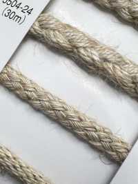5504-25 Linen Series Round Cord Eight-Ply[Ribbon Tape Cord] RIVER Sub Photo