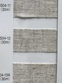 5504-12 Linen Series Plain Woven Tape[Ribbon Tape Cord] RIVER Sub Photo