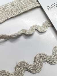 R-5505-21S Linen Series Mountain Path Braid[Ribbon Tape Cord] RIVER Sub Photo