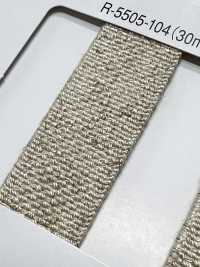 R5505-104 Linen Series Rubber Tape[Ribbon Tape Cord] RIVER Sub Photo