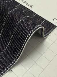 810-YW Needle-punched Striped Denim 11oz[Textile / Fabric] Yoshiwa Textiles Sub Photo
