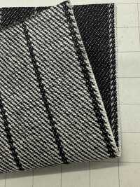 810-YW Needle-punched Striped Denim 11oz[Textile / Fabric] Yoshiwa Textiles Sub Photo
