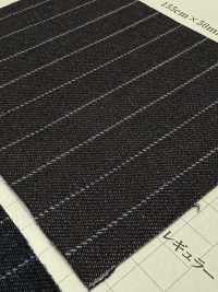 810-YWG Needle-punched Striped Denim 11oz[Textile / Fabric] Yoshiwa Textiles Sub Photo