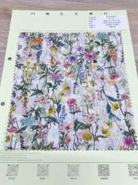 DP-5000-4 60 Lawn Digital Print Vertical Flowing Flowers[Textile / Fabric] HOKKOH Sub Photo