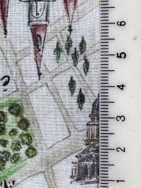 DP-5000-5 60 Lawn Digital Print Map Pattern[Textile / Fabric] HOKKOH Sub Photo