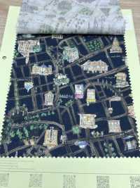 DP-5000-5 60 Lawn Digital Print Map Pattern[Textile / Fabric] HOKKOH Sub Photo