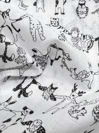 1026-625-10 60 Lawn Hand-Holding Animals[Textile / Fabric] HOKKOH Sub Photo