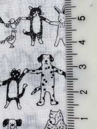 1026-625-10 60 Lawn Hand-Holding Animals[Textile / Fabric] HOKKOH Sub Photo