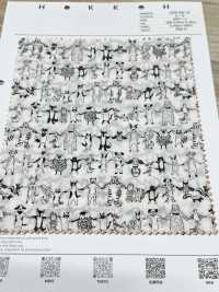 1026-625-10 60 Lawn Hand-Holding Animals[Textile / Fabric] HOKKOH Sub Photo