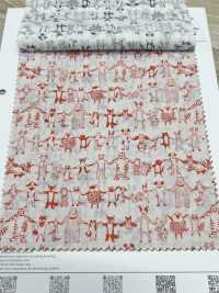 1026-625-10 60 Lawn Hand-Holding Animals[Textile / Fabric] HOKKOH Sub Photo