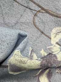 7026-440-1 Fused Jersey Transfer Print Flowing Flowers[Textile / Fabric] HOKKOH Sub Photo