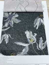 7026-440-1 Fused Jersey Transfer Print Flowing Flowers[Textile / Fabric] HOKKOH Sub Photo